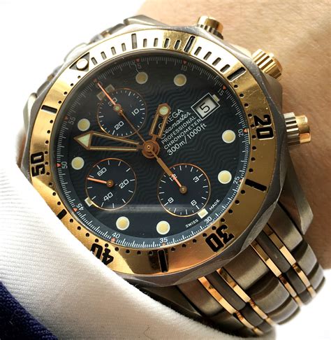 omega seamaster professional chronograph titanium rose gold|omega 210.22.42.20.01.002.